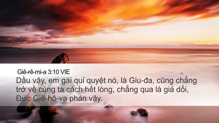 Giê-rê-mi-a 3:10 VIE Desktop Wallpaper - Dầu vậy, em gái quỉ quyệt nó, là - Desktop Bible Verse Wallpaper