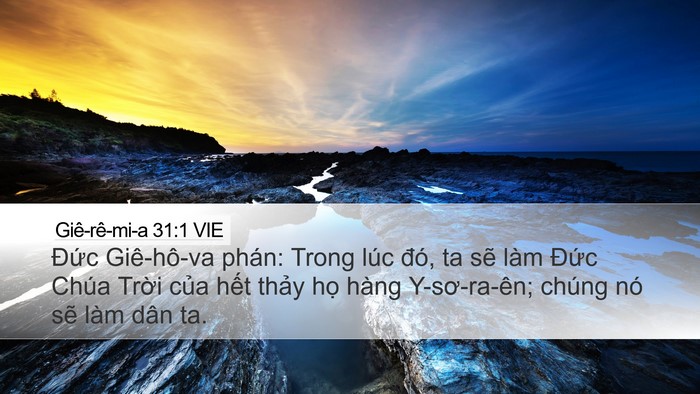 Giê-rê-mi-a 31:1 VIE Bible Verse Image