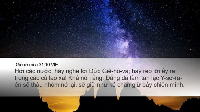 Giê-rê-mi-a 31:10 VIE Bible Verse Image