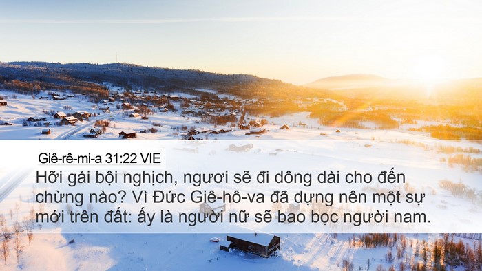 Giê-rê-mi-a 31:22 VIE Bible Verse Image