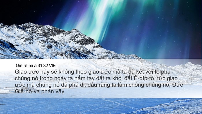 Giê-rê-mi-a 31:32 VIE Bible Verse Image