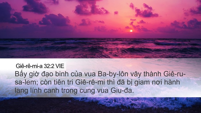 Giê-rê-mi-a 32:2 VIE Bible Verse Image