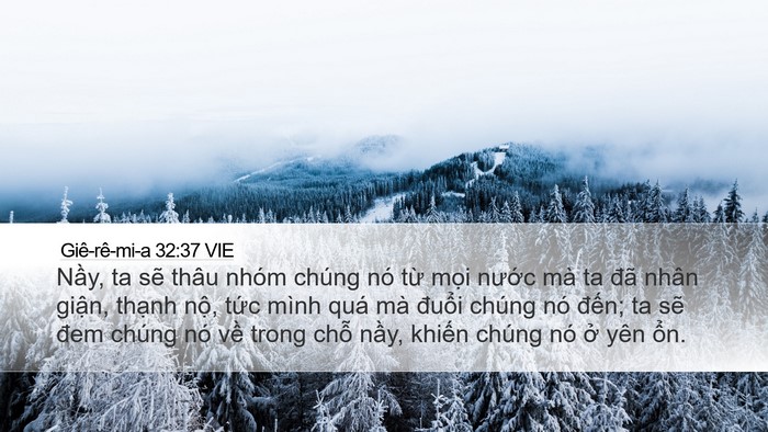 Giê-rê-mi-a 32:37 VIE Bible Verse Image
