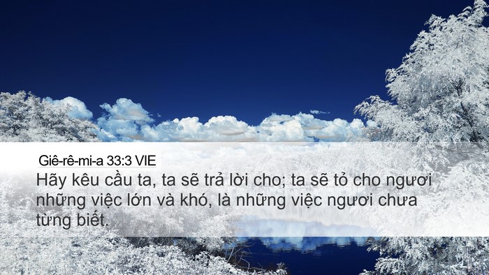 Giê-rê-mi-a 33:3 VIE Bible Verse Image