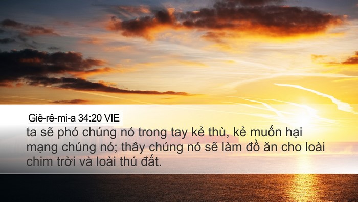 Giê-rê-mi-a 34:20 VIE Bible Verse Image