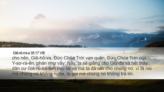 Giê-rê-mi-a 35:17 VIE Bible Verse Image