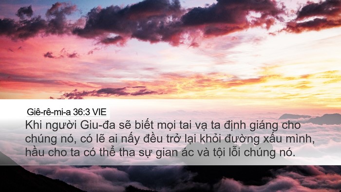 Giê-rê-mi-a 36:3 VIE Bible Verse Image