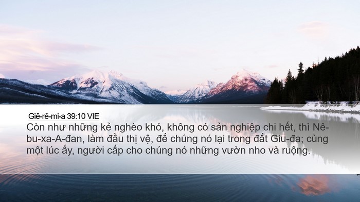 Giê-rê-mi-a 39:10 VIE Bible Verse Image