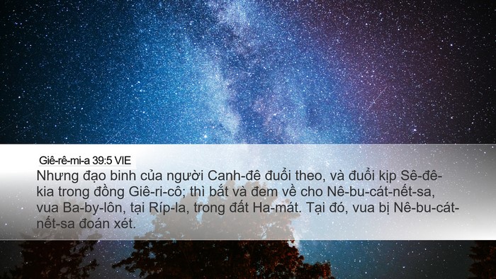 Giê-rê-mi-a 39:5 VIE Bible Verse Image
