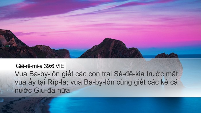 Giê-rê-mi-a 39:6 VIE Bible Verse Image