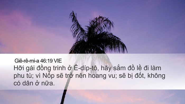 Giê-rê-mi-a 46:19 VIE Bible Verse Image