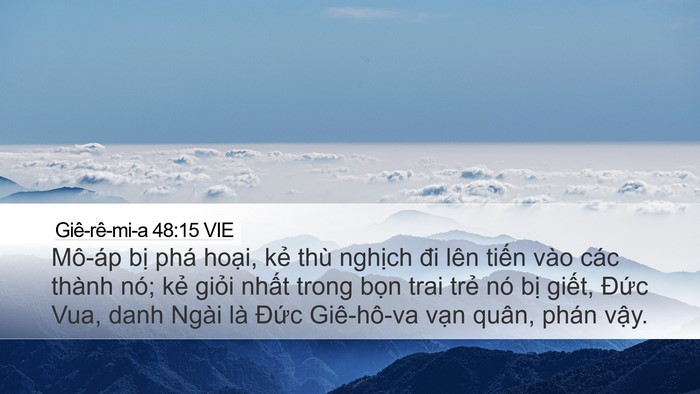 Giê-rê-mi-a 48:15 VIE Bible Verse Image
