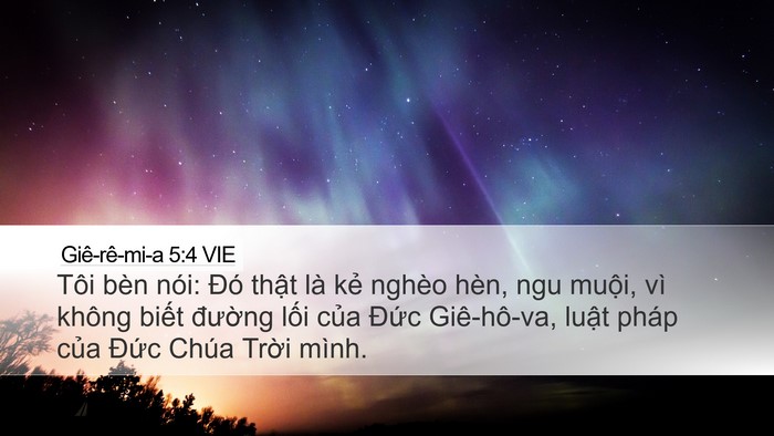 Giê-rê-mi-a 5:4 VIE Bible Verse Image