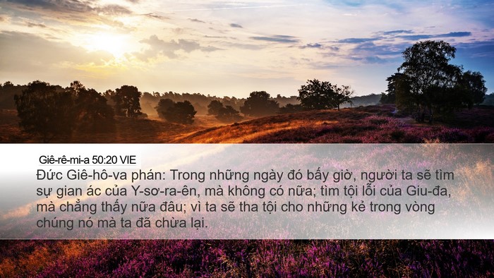 Giê-rê-mi-a 50:20 VIE Bible Verse Image