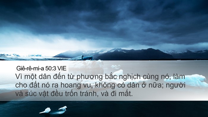 Giê-rê-mi-a 50:3 VIE Bible Verse Image