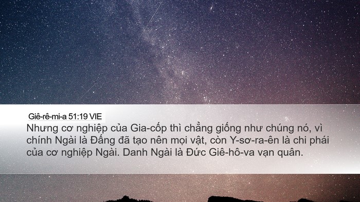Giê-rê-mi-a 51:19 VIE Bible Verse Image