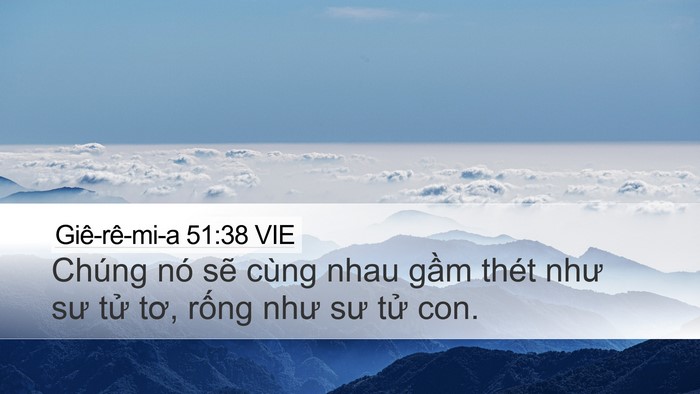 Giê-rê-mi-a 51:38 VIE Bible Verse Image