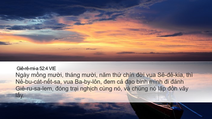 Giê-rê-mi-a 52:4 VIE Bible Verse Image