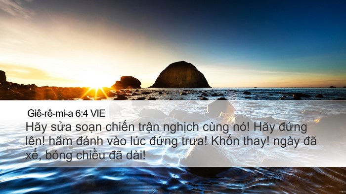 Giê-rê-mi-a 6:4 VIE Bible Verse Image