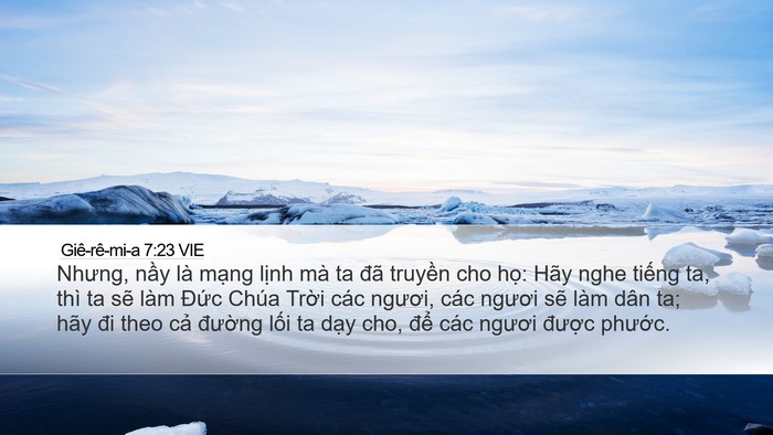 Giê-rê-mi-a 7:23 VIE Bible Verse Image
