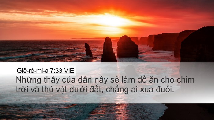 Giê-rê-mi-a 7:33 VIE Bible Verse Image