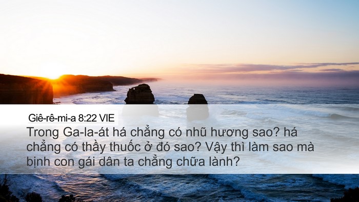 Giê-rê-mi-a 8:22 VIE Bible Verse Image