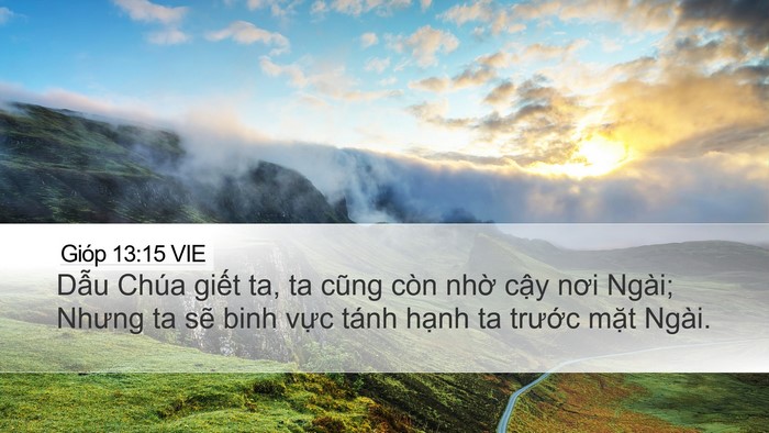 Gióp 13:15 VIE Bible Verse Image