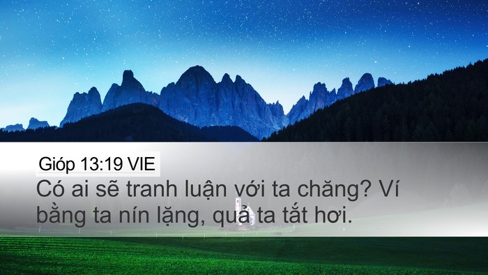 Gióp 13:19 VIE Bible Verse Image