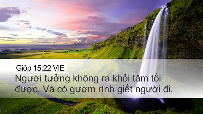 Gióp 15:22 VIE Bible Verse Image