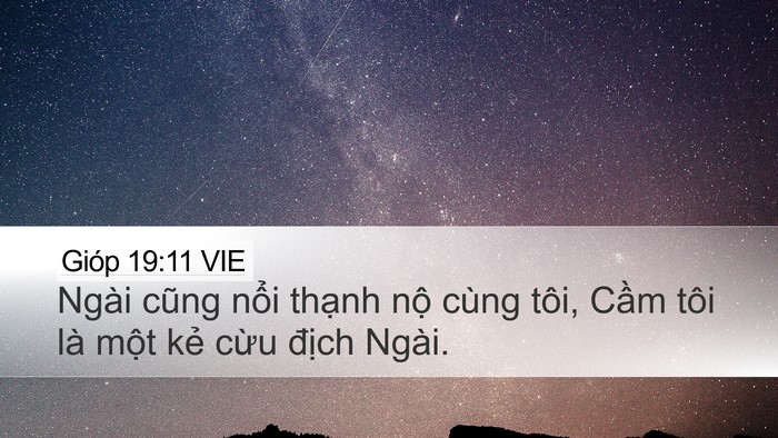 Gióp 19:11 VIE Bible Verse Image