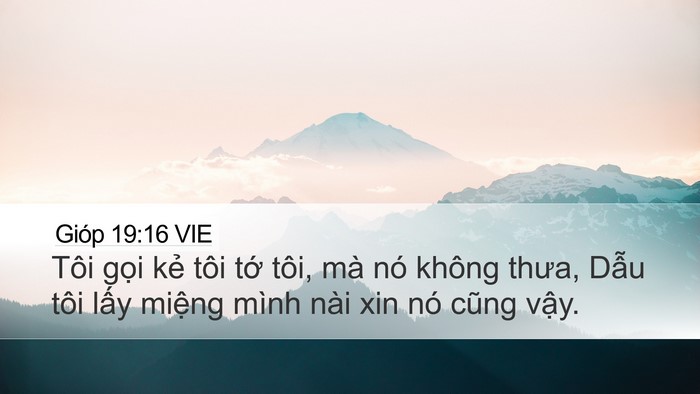 Gióp 19:16 VIE Bible Verse Image