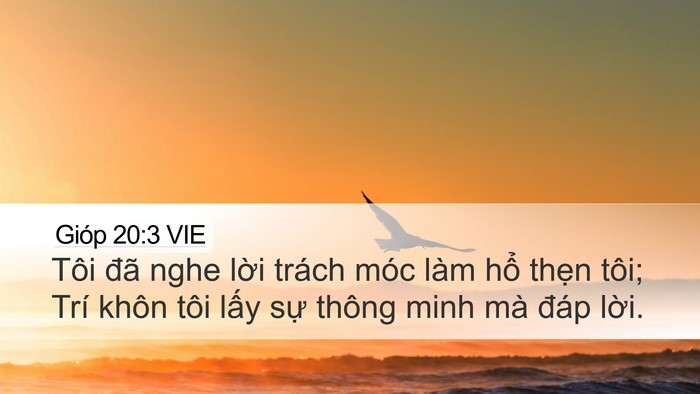 Gióp 20:3 VIE Bible Verse Image