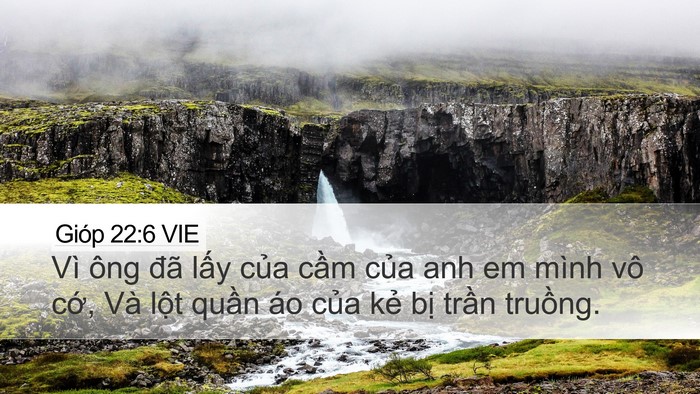 Gióp 22:6 VIE Bible Verse Image