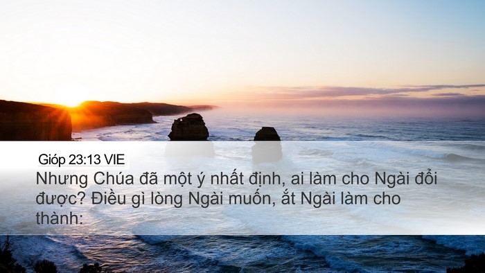 Gióp 23:13 VIE Bible Verse Image