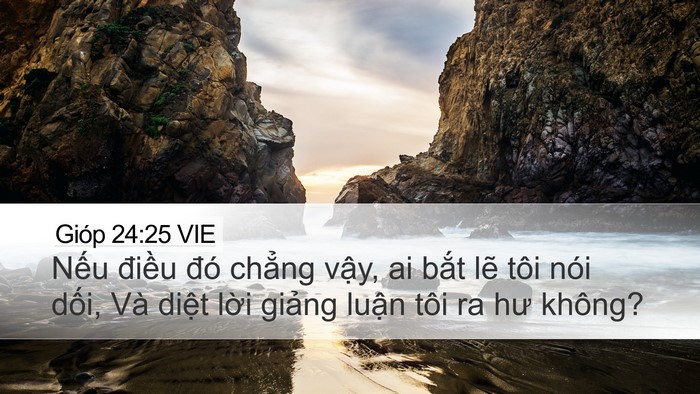 Gióp 24:25 VIE Bible Verse Image