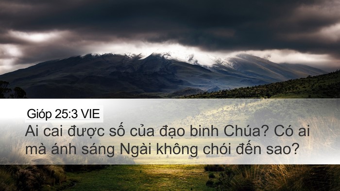 Gióp 25:3 VIE Bible Verse Image