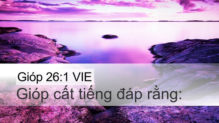 Gióp 26:1 VIE Bible Verse Image
