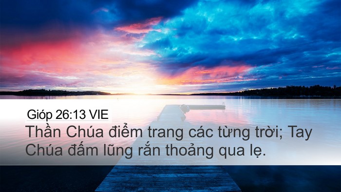 Gióp 26:13 VIE Bible Verse Image