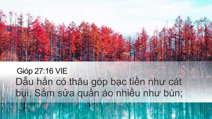 Gióp 27:16 VIE Bible Verse Image