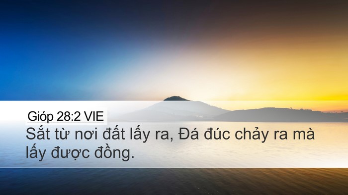 Gióp 28:2 VIE Bible Verse Image