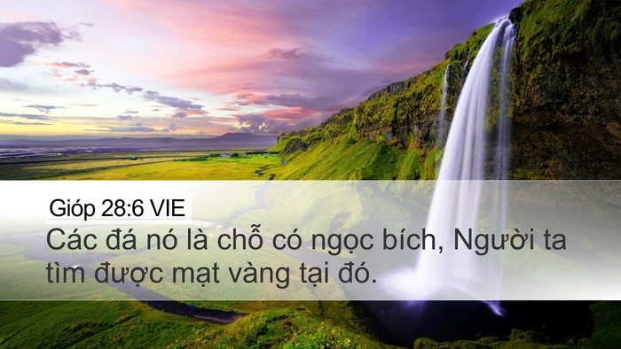 Gióp 28:6 VIE Bible Verse Image