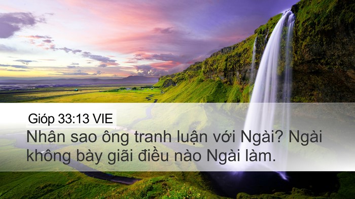 Gióp 33:13 VIE Bible Verse Image