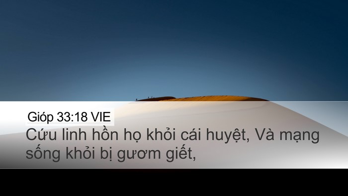 Gióp 33:18 VIE Bible Verse Image