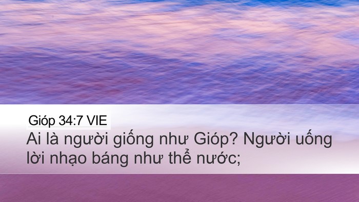 Gióp 34:7 VIE Bible Verse Image