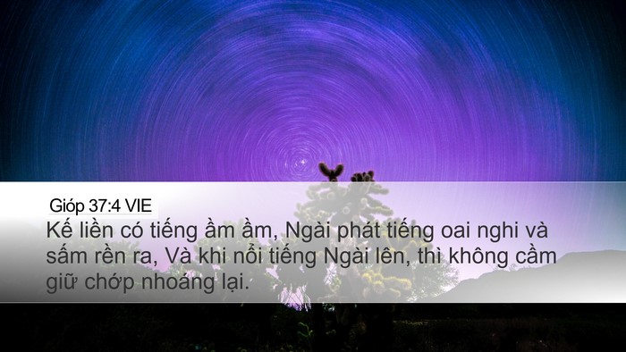 Gióp 37:4 VIE Bible Verse Image