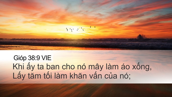 Gióp 38:9 VIE Bible Verse Image