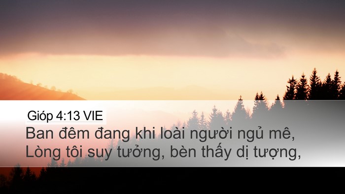 Gióp 4:13 VIE Bible Verse Image
