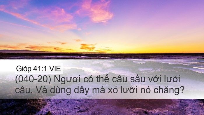 Gióp 41:1 VIE Bible Verse Image