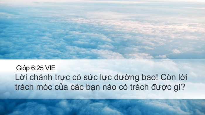 Gióp 6:25 VIE Bible Verse Image