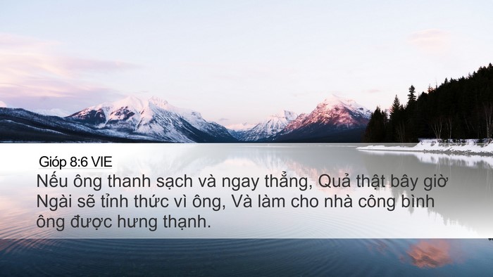 Gióp 8:6 VIE Bible Verse Image